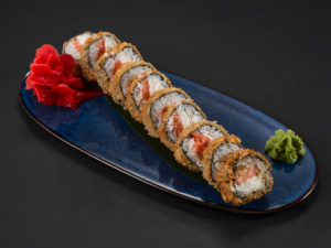 Темпура с лососем и сливочным сыром