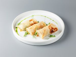 Блины с говяжьим фаршем