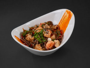 WOK Креветки и овощи