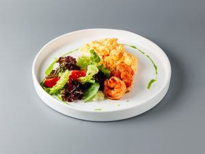 Скрамбл с креветками