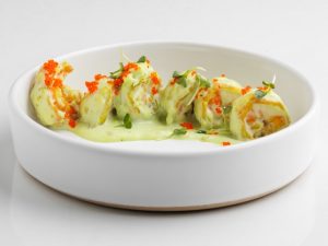 Креветки в соусе васаби