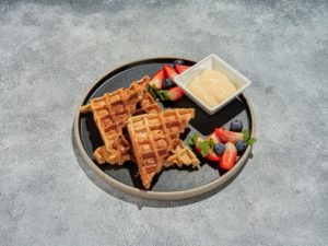 Венская вафля с ягодами