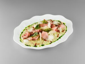 Ризотто 1st Gallery с ростбифом из мраморной говядины