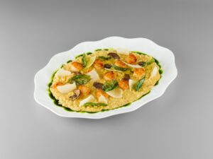 Ризотто с гребешком и трюфелем