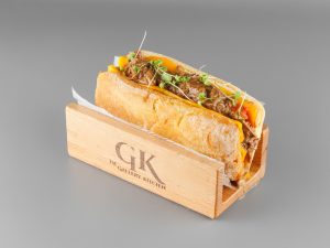 Панини с рваной телятиной