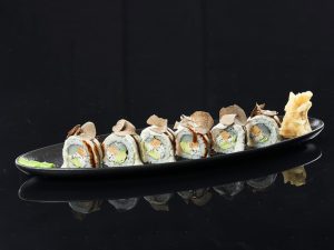 Ролл гребешком и трюфелем
