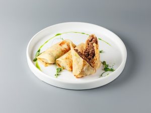 Блины с говяжьим фаршем